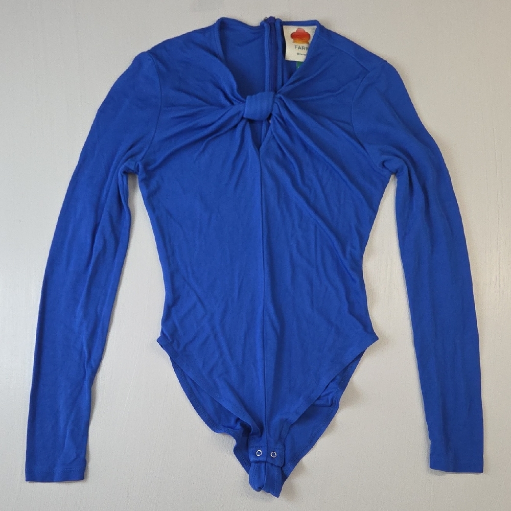 FARM Rio Bright Blue Long Sleeve Bodysuit